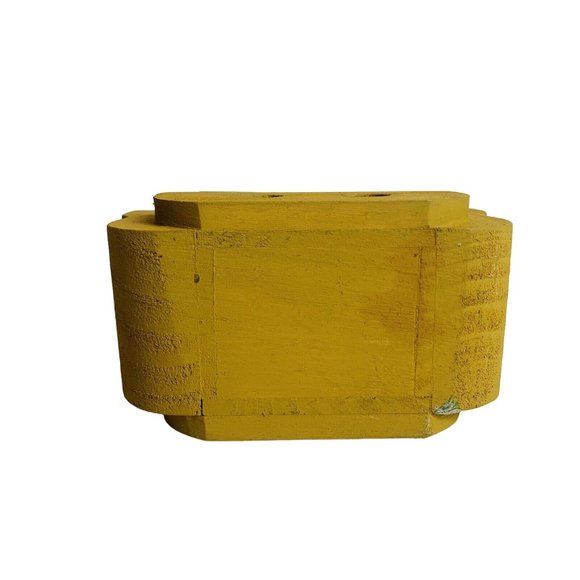 Vtg Rustic Wood Handmade Noah’s Ark Birdhouse Trinket Box Farmhouse Decor - Picture 7 of 14